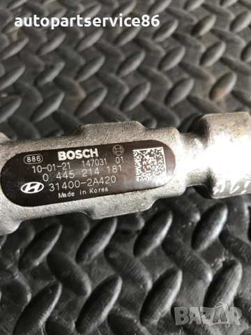 Горивна рейка Bosch за Hyundai i20 1.4 CRDi (2010) 0445214181 , снимка 3 - Части - 54379735