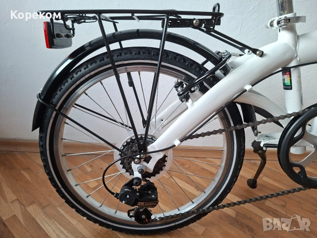 Като нов сгъваем велосипед Bachini Folding 20 сгъваемо колело Shimano, снимка 6 - Велосипеди - 54500738