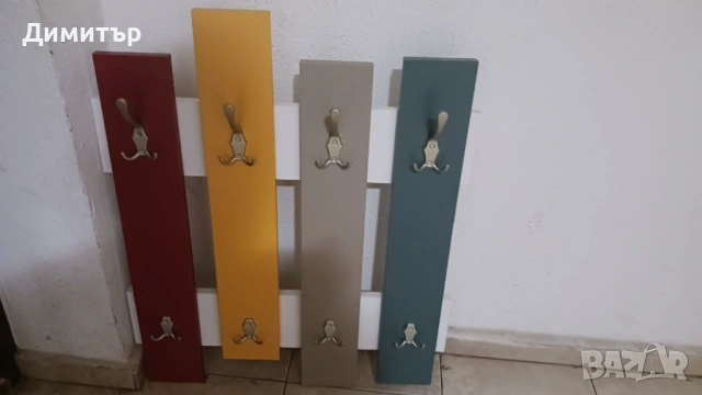 Закачалка за стена WAVE 79x64 cм многоцветна, снимка 5 - Закачалки - 54223467