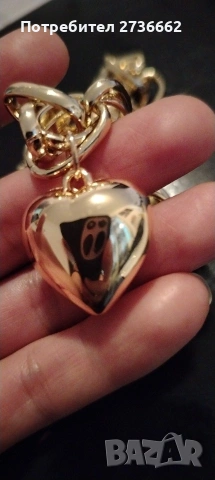 Масивно колие " Сърце " , снимка 5 - Колиета, медальони, синджири - 54147991