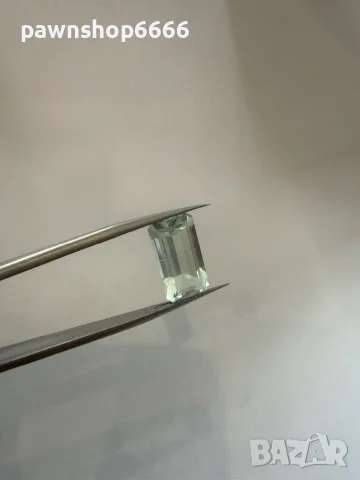 Естествен аквамарин 5.65 ct – Emerald Cut – естествен скъпоценен камък, снимка 7 - Други - 55394422