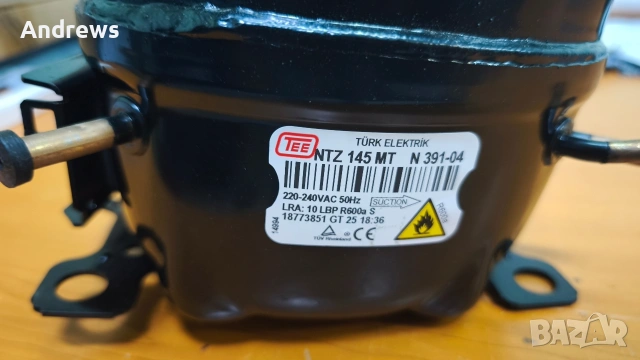 TURK ELEKTRIK NTZ145MT Компресори за хладилник, снимка 6 - Ремонти на хладилници - 52629469