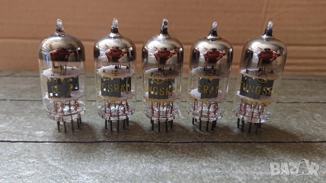 Радиолампи TESLA ECC82,TUNGSRAM ECC82. 