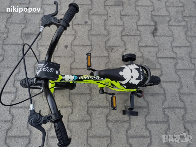 BG Детски велосипед 12" SAMURAJ жълт, снимка 7 - Велосипеди - 54334103