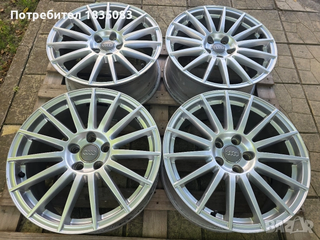 Лети джанти 18ки 5х112 Audi, снимка 3 - Гуми и джанти - 55080604