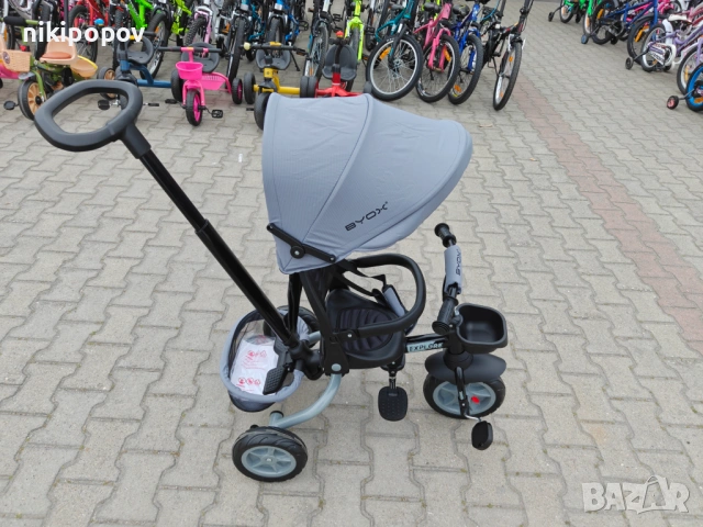 BYOX Детска триколка EXPLORE сив, снимка 3 - Други - 54493764