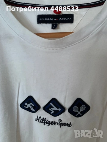 Лятна тениска Hilfiger Sport, L, снимка 2 - Тениски - 55252638
