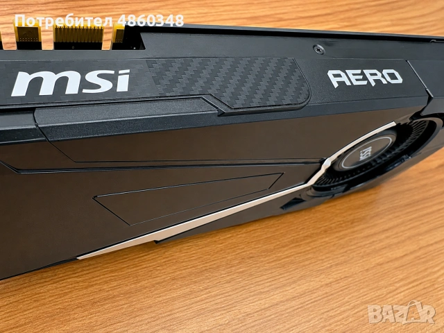 Видеокарта MSI GeForce GTX 1070 AERO 8G OC, снимка 2 - Видеокарти - 54956055