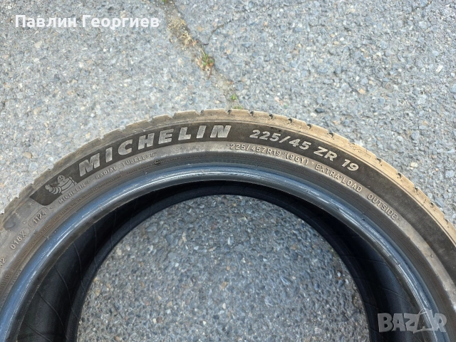Michelin Pilot Sport 225 45 19, снимка 2 - Гуми и джанти - 55098588