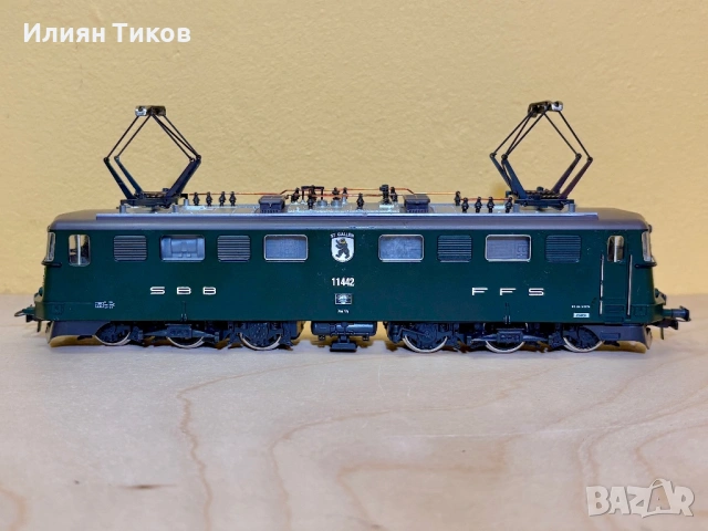 Електрически локомотив Roco 43536 SBB Ae 6/6 №11442 H0 Piko, Lima, снимка 5 - Влакчета, самолети, хеликоптери - 54385826