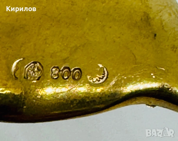 Сребърна лъжичка!, снимка 6 - Антикварни и старинни предмети - 54690273