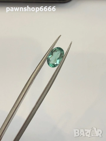 Скъпоценен камък ЕСТЕСТВЕН СИНЬО-ЗЕЛЕН ТУРМАЛИН – 0.825 ct, снимка 6 - Други - 54844202