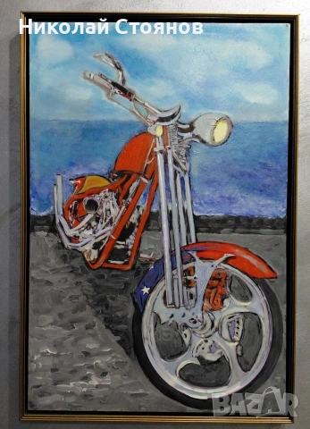 Картина мотор маслена, снимка 2 - Картини - 54233981