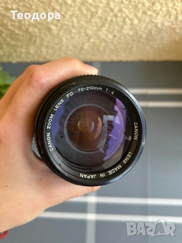Обектив Canon fd 70-210 f4, снимка 2 - Обективи и филтри - 54601942