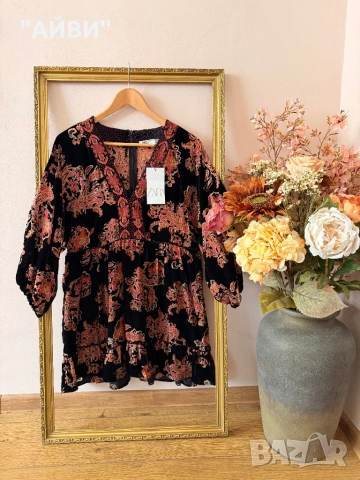 ZARA Прекрасна нова рокля, снимка 6 - Рокли - 51667348