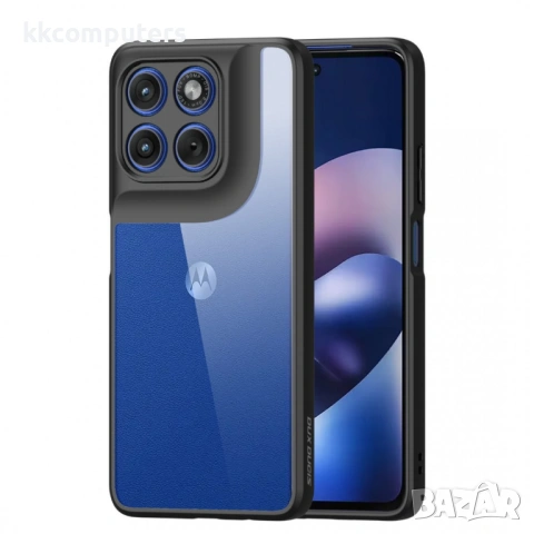 DUX DUCIS Aimo Series Прозрачен Калъф за Motorola Moto G37 5G / Moto G47 5G – Черен