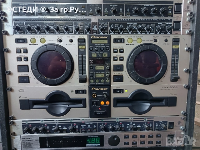 Професионален двоен DJ CD плейър Pioneer CMX-5000, снимка 2 - Ресийвъри, усилватели, смесителни пултове - 54669133