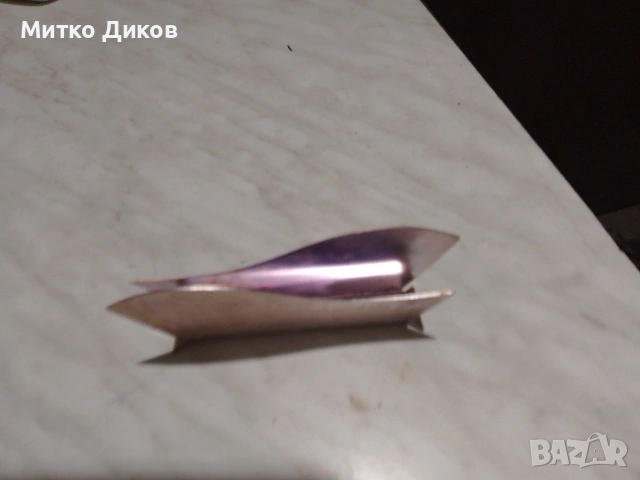 винтидж метална поставка за салфетки с гравиран плажен мотив,от соца рядка, снимка 5 - Аксесоари за кухня - 55147137