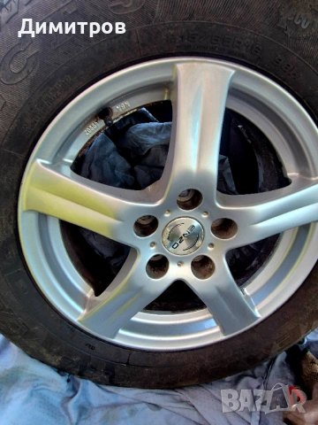 4 алуминиеви джанти 16" ENZO, 5X114,3 с гуми GOODEAR 215/65R16