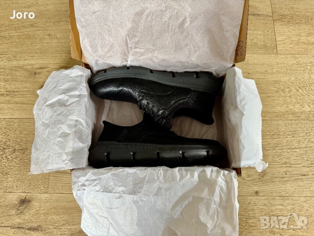 Skechers, кожени обувки, черен, 42.5, снимка 6 - Ежедневни обувки - 54634980