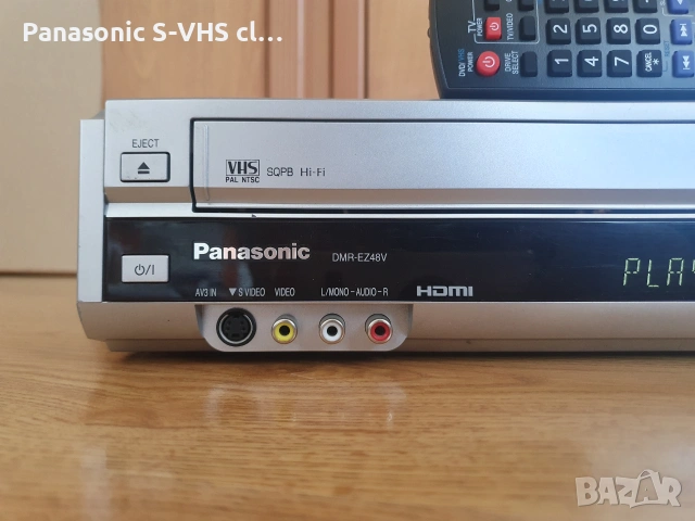 Panasonic DMR-EZ48 VHS-DVD recorder HDMI 1080/HD, снимка 6 - Плейъри, домашно кино, прожектори - 54966308