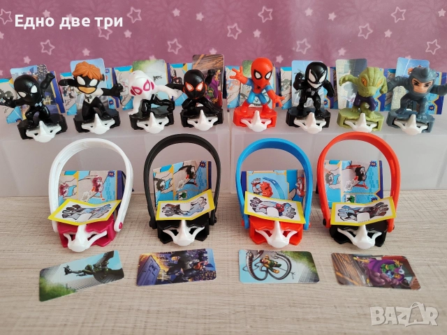 цяла колекция Kinder joy Spiderman Marvel 2026 
