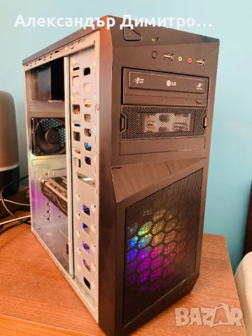 Геймърски Intel I5 3470,RX 470 4GB,16GB RAM,128 SSD+500 HDD