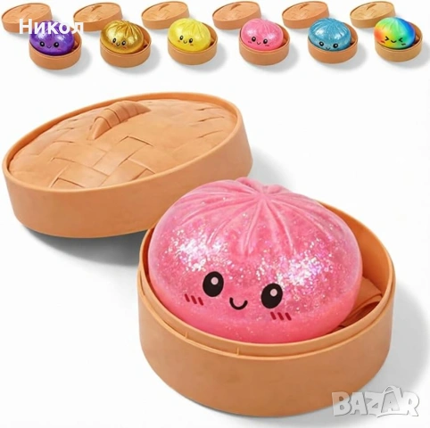 Скуиши дъмплинг Китайски хляб/Squeeze me!  Squishy/Dumpling, снимка 4 - Други - 54680944