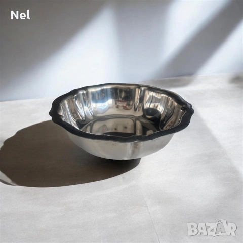 Плато/поднос и кръгла купа от  INOX, снимка 3 - Прибори за хранене, готвене и сервиране - 44457728