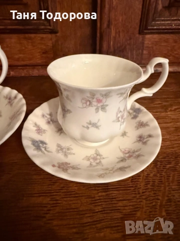 Royal Albert Cherish- сет за кафе и за чай, снимка 4 - Прибори за хранене, готвене и сервиране - 54061552