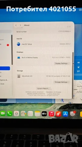  Apple MacBook air , снимка 3 - Лаптопи за работа - 55693855