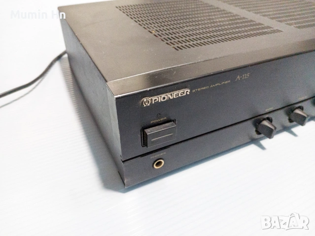 Продавам стерео усилвател Pioneer A-115 – класически Hi-Fi, снимка 2 - Ресийвъри, усилватели, смесителни пултове - 54346629