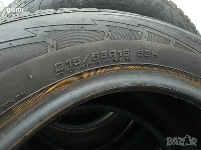 3бр зимни гуми 215/55/16 GOODYEAR L06444 , снимка 5 - Гуми и джанти - 55621752