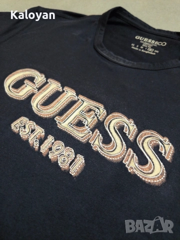 Мъжка тениска Guess slim fit XL, снимка 3 - Тениски - 54347864