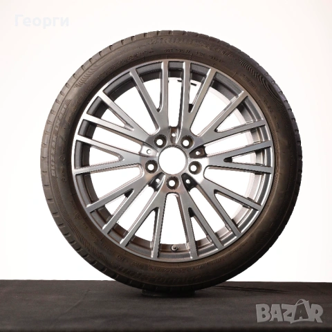 Комплект 4броя Гуми Bridgestone Blizzak Lm-001 225/45R18 91H DOT2124| Джанти 7,5Jx18H2-N ET49 A17740, снимка 4 - Гуми и джанти - 54861820
