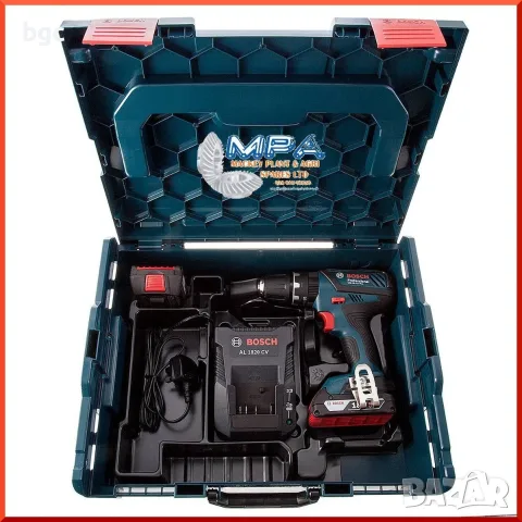 ЧИСТО НОВ к-т BOSCH GSR 18-2-LI Professional 06019E7170, снимка 3 - Бормашини - 55583004