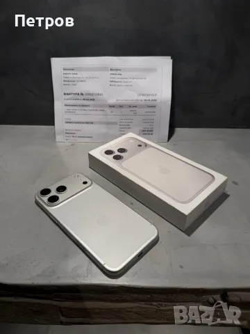 КАТО ЧИСТО НОВ Iphone 17 Pro Max 512 GB, 30 cycle, снимка 3 - Apple iPhone - 55683924