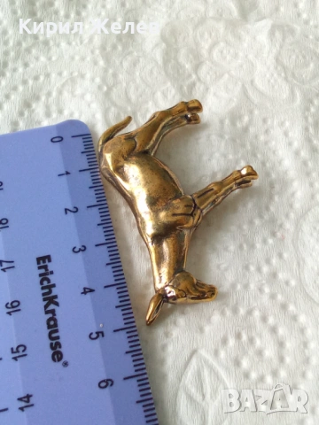 Бронзова фигурка на магаре 44634, снимка 4 - Колекции - 54173124