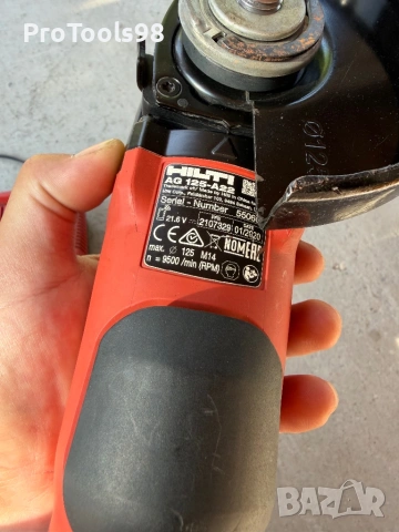 Hilti AG 125-A22 ъглошлайф, снимка 9 - Ъглошлайфи - 54584535