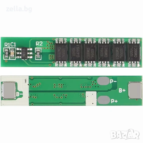 Комплект от 6 броя BMS модул 1S 18650 3.7V 10A с пълна защита за Li-ion и LiPo батерии 10453, снимка 7 - Друга електроника - 54703337