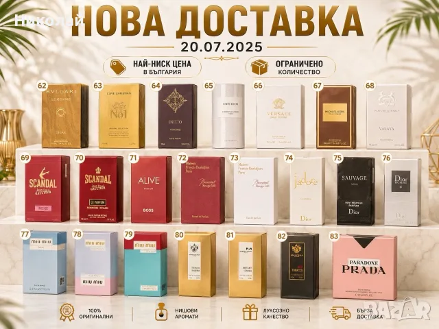 Оригинални парфюми на отлични цени! 🌟, снимка 5 - Унисекс парфюми - 55563218