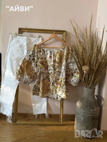 ZARA дамски дънки и риза, снимка 5 - Дънки - 53966394