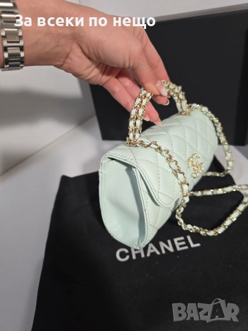 Chanel Mini Kelly 25S Дамска Чанта От Висококачествена Телешка Кожа Код Brand Luxury Fashion34, снимка 3 - Чанти - 54961146