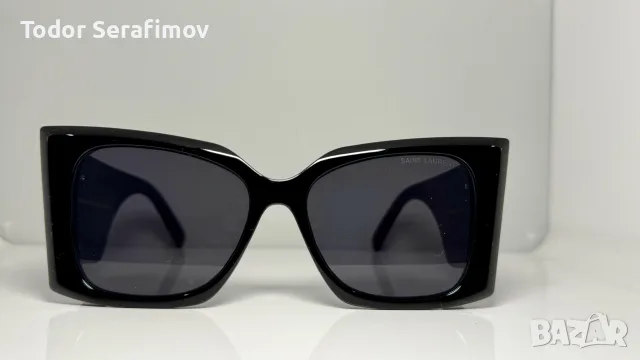 Дамски слънчеви очила Saint Laurent (YSL) – Черен гланц