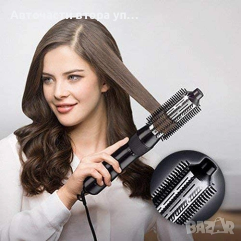 Електрическа четка за коса Braun AS330, 400 W, 3 Аксесоара, сребриста, снимка 3 - Сешоари - 54663220