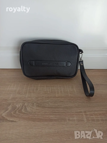 Нова Мъжка Кожена Черна Чанта Различни Марки Louis Vuitton CK Hugo Boss Prad🅰️, снимка 2 - Чанти - 55171903