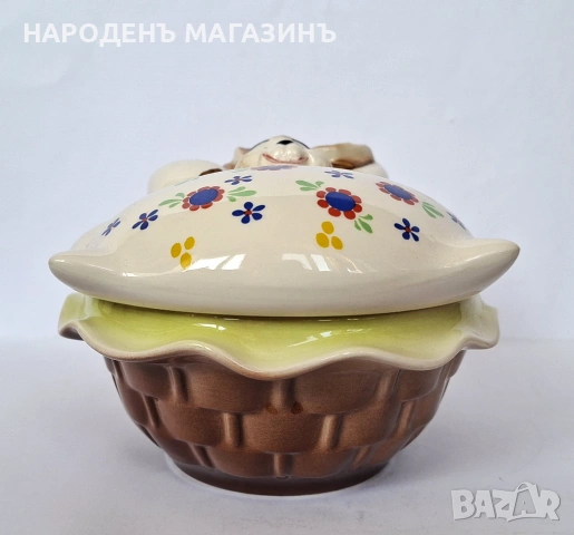 GOEBEL - Немски порцелан Детска порцеланова бонбониера съд за бисквити дете подарък , снимка 5 - Други ценни предмети - 54334246