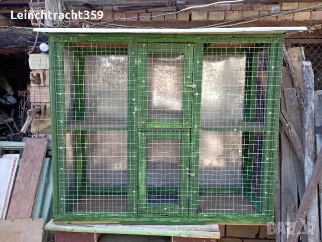 Масивен кафез с две отделения , снимка 3 - За птици - 54384075