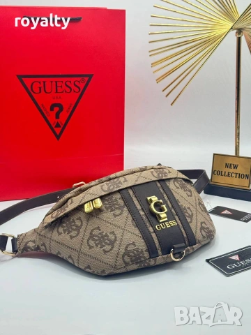 Guess Нова Дамска Кожена Чанта Гес Различни Цветове 