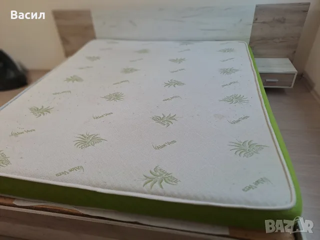 Матрак за спалня Aloe vera двулицев 200/160, снимка 4 - Матраци - 55614238